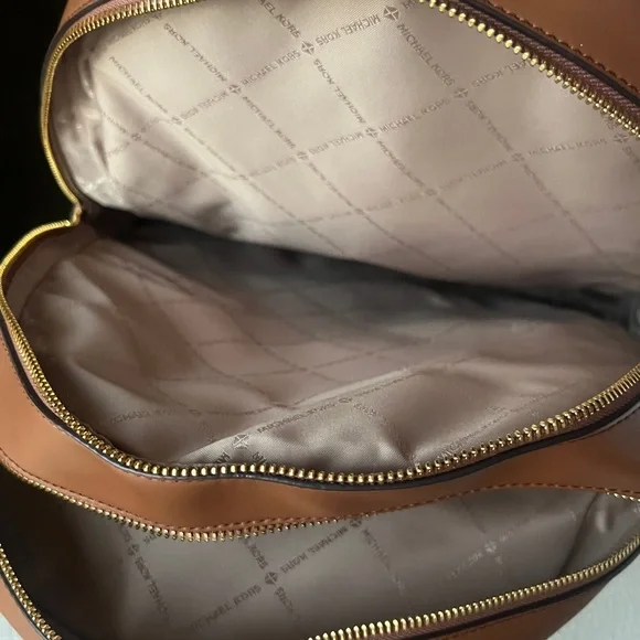 Michael Kors Signature Brown Backpack - Picture 9 of 11